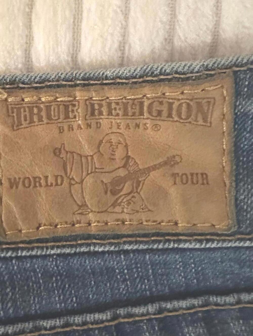 True Religion Women's Lowe Rise Boot Cut Denim  Blue Wash Jeans Size 29 - Picture 7 of 10